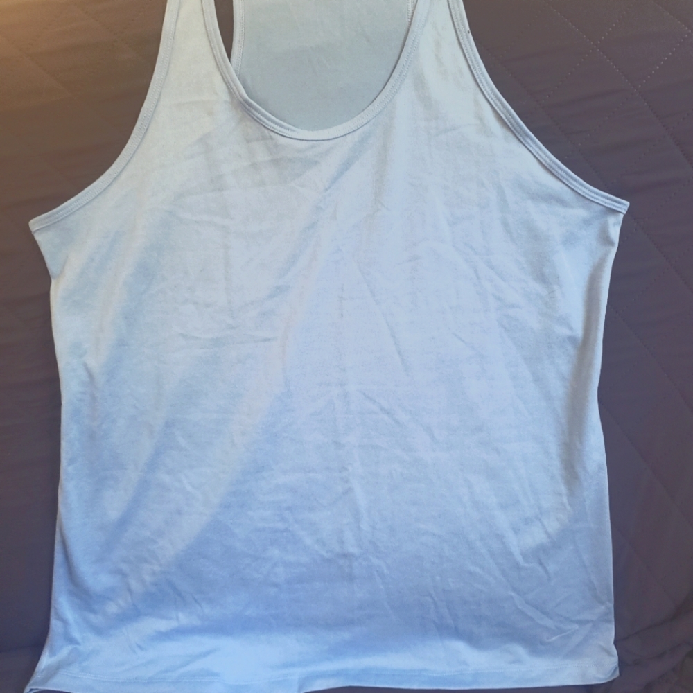 Nike Dri-FIT ReLuxe Men's Tank Undershirt. Light blue